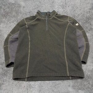 Kühl Kashmira Quarter Zip Pullover Youth Small (7-8) Green